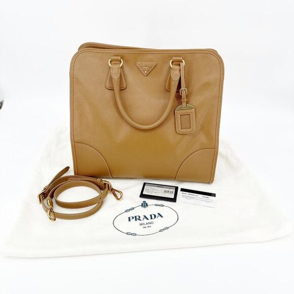 PRADA Saffiano Lux Tote Bag - Picture 2 of 14